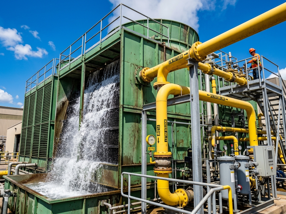 Industrial Cooling Tower Water Treatment System